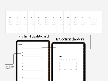 Student Digital Notebook - Cocoa Tabs