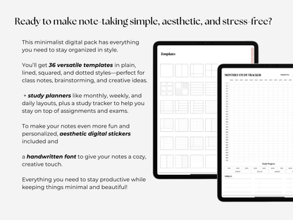 Student Digital Notebook - Petal Tabs