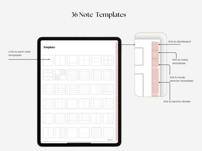 Student Digital Notebook - Petal Tabs