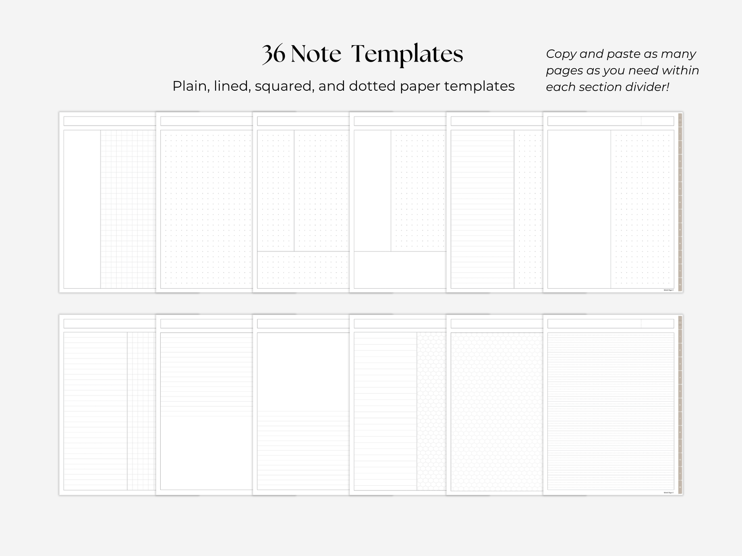 Student Digital Notebook - Oat Tabs