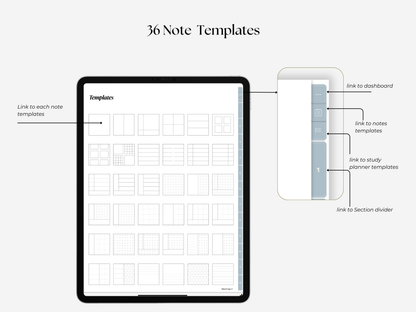 Student Digital Notebook - Frost Tabs