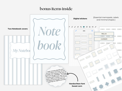 Student Digital Notebook - Frost Tabs