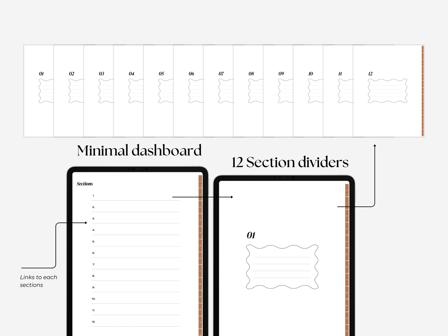 Student Digital Notebook - Autumn Tabs