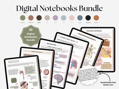 Student Digital Notebooks Bundle