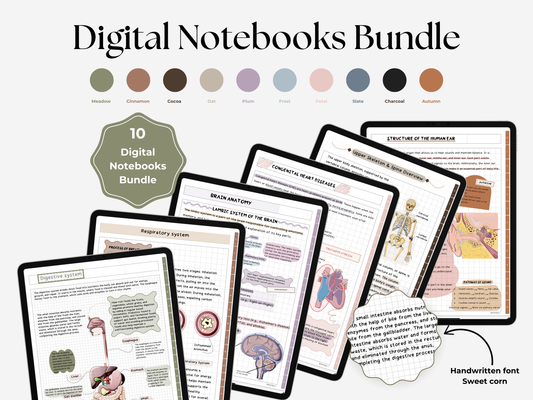 Student Digital Notebooks Bundle