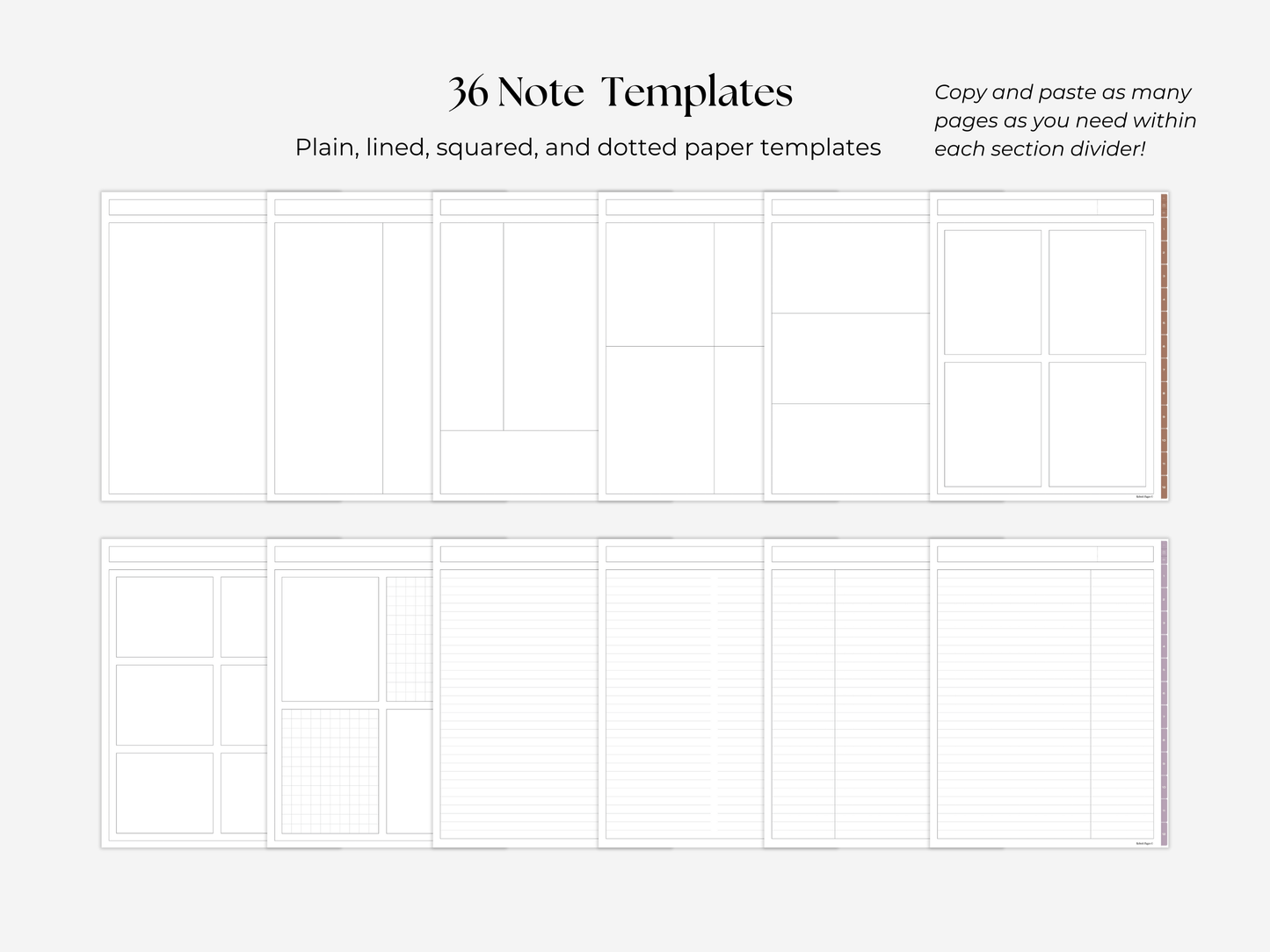 Student Digital Notebooks Bundle