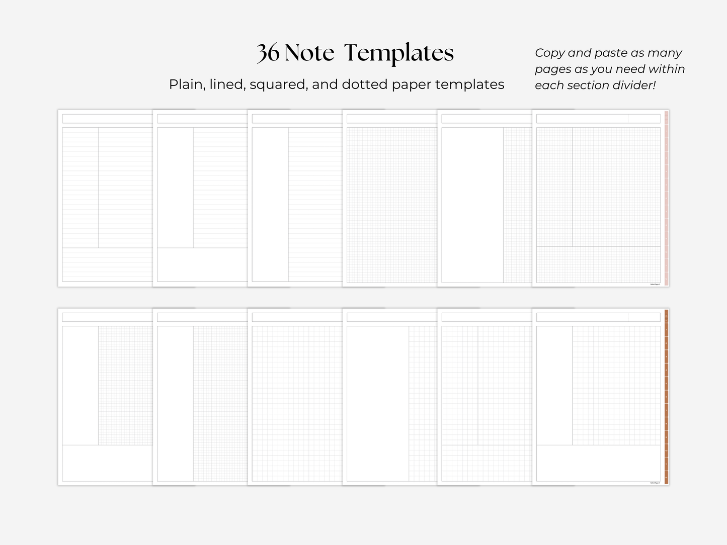 Student Digital Notebooks Bundle