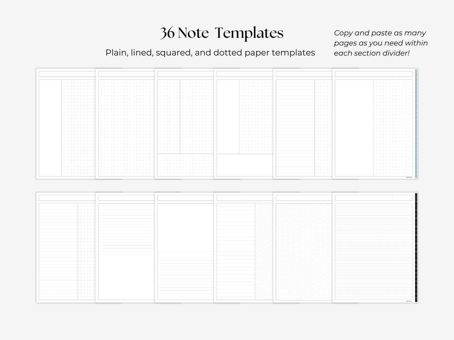 Student Digital Notebooks Bundle