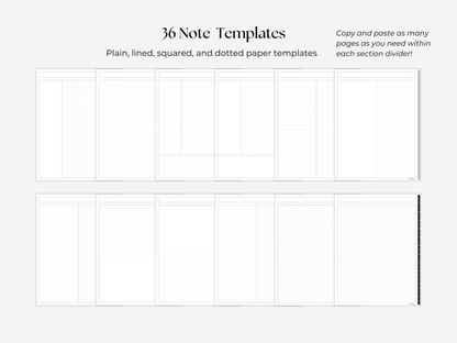 Student Digital Notebooks Bundle