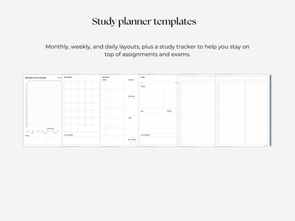 Student Digital Notebook - Slate Tabs